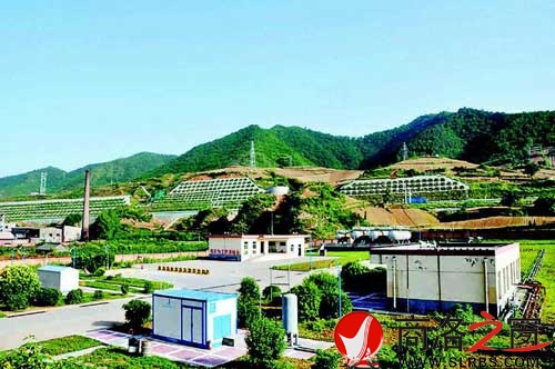 花園式單位——市天然氣公司一角。