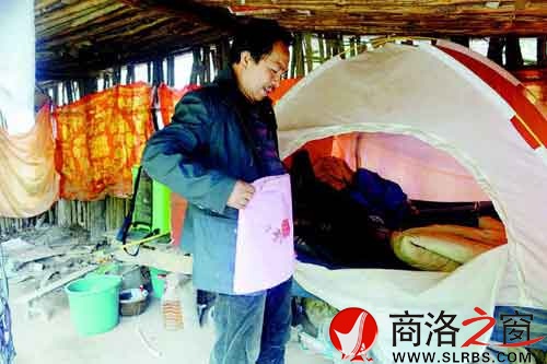 王占民山上的小木屋。